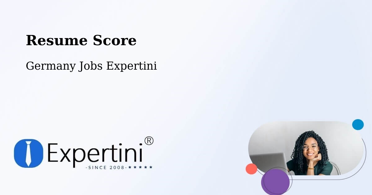 Resume Score & Job Description Match Tool – Buchholz - Germany Jobs Expertini